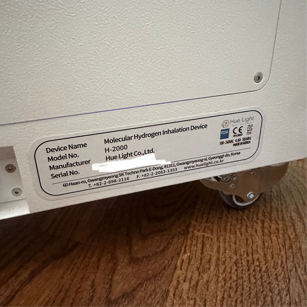 Inhalacja wodorem WYNAJEM Inhalator Generator Wodoru Molekularnego
