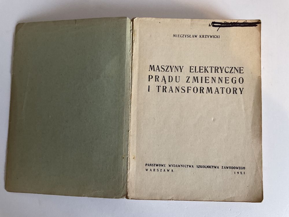 Maszyny Elektryczne Prądu Zmiennego i Transformatory- 1951