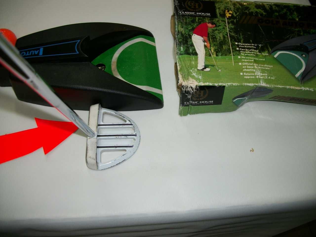 Putter golf puter  +gratisy  dołek  piłki  całość  110 zł