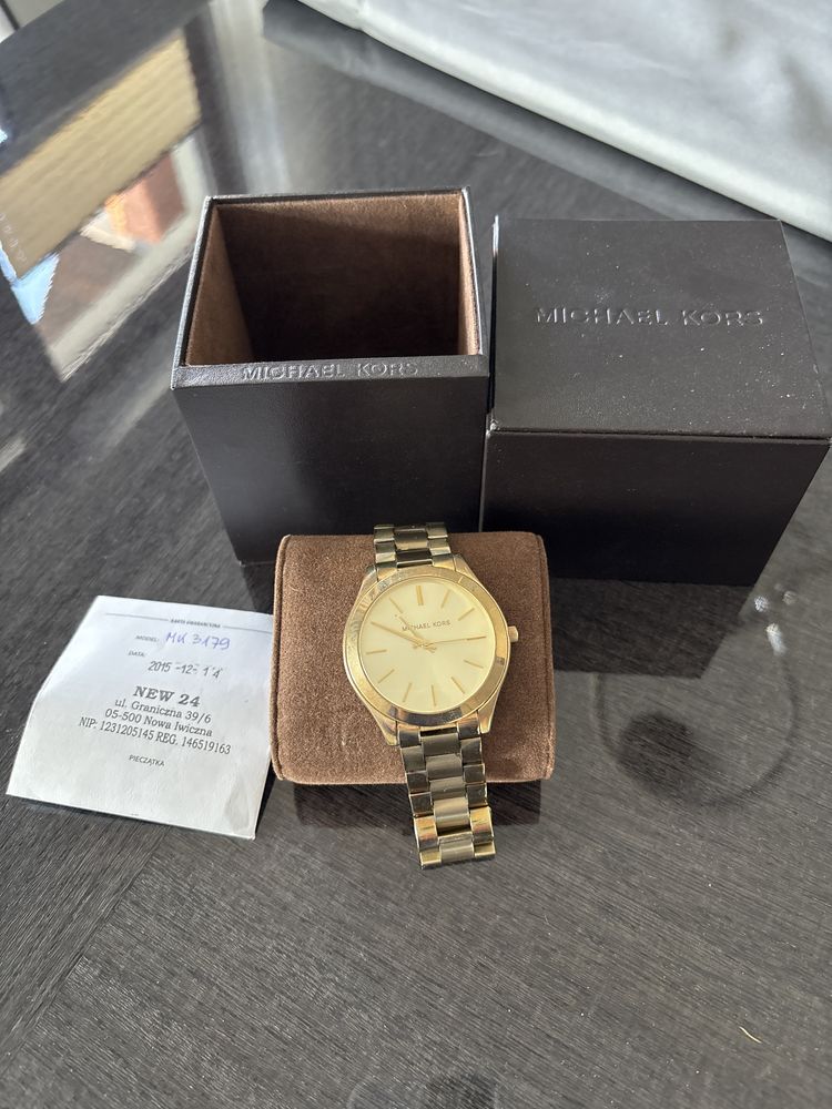 Oryginalny zegarek Michael Kors MK 3179 Slim Runway