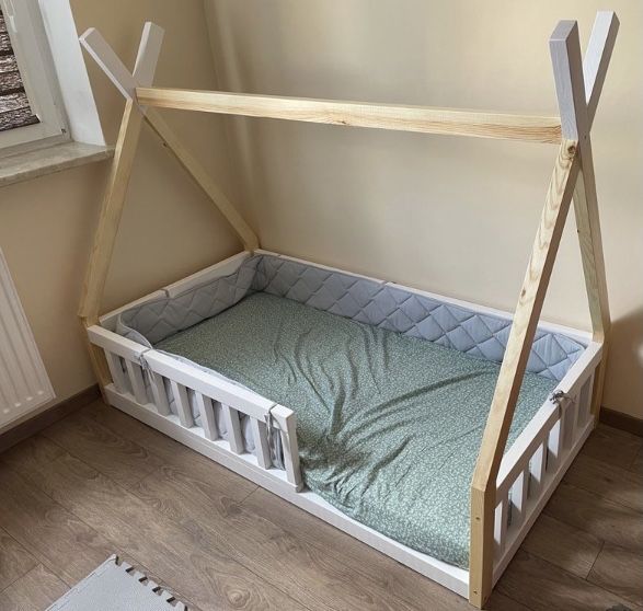 Tipi, łóżko drewniane dla dziecka,