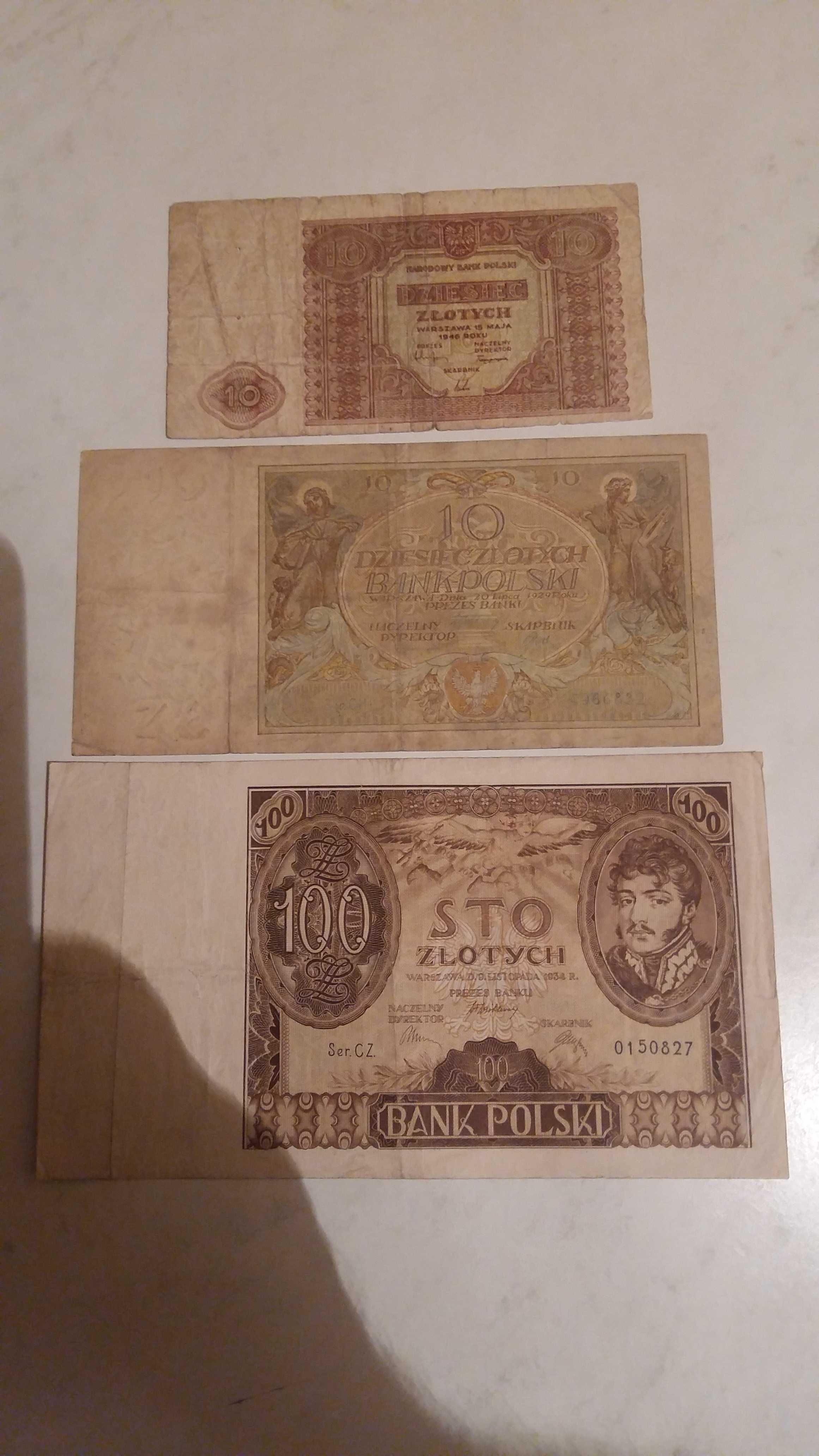 Banknoty obiegowe polskie 3 szt.