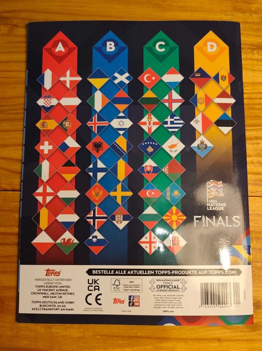 Coleção completa Topps Road to UEFA Nations League Finals 2022-23