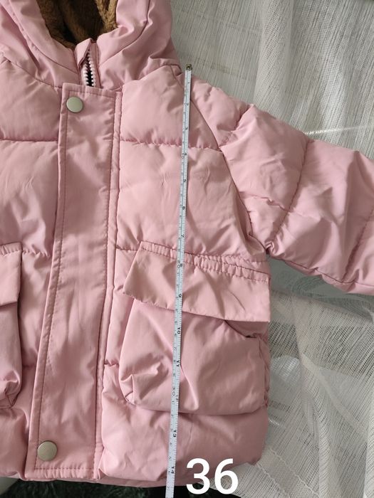 Kurtka zimowa 86-92 + czapka