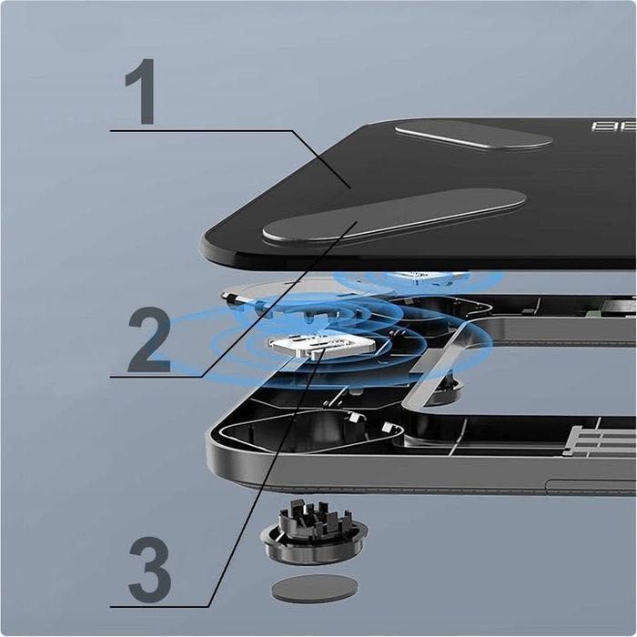 Waga Łazienkowa BLUETOOTH SMART INTELLIGENT Analityczna do 180KG