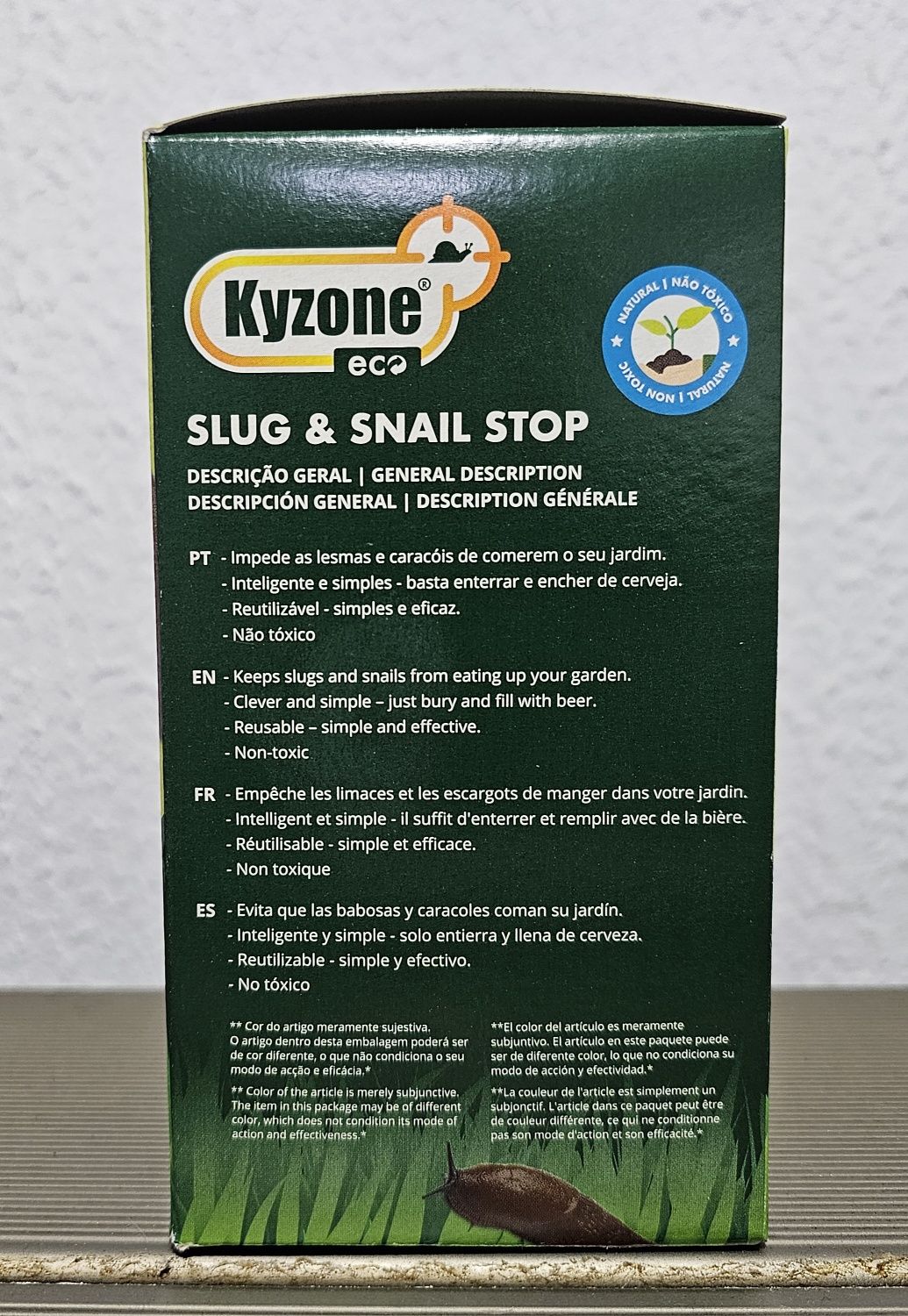 Armadilha para lesmas e caracóis