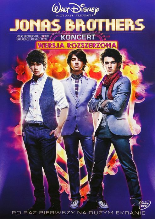 Film Jonas Brothers. Koncert Płyta Dvd