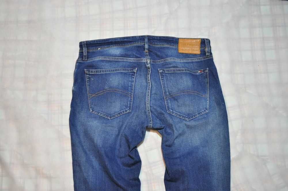 TOMMY HILFIGER 100cm 36/34 męskie spodnie jeansowe stretch s2v