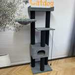 Drapak dla kota "Sky", 180cm, z domkiem