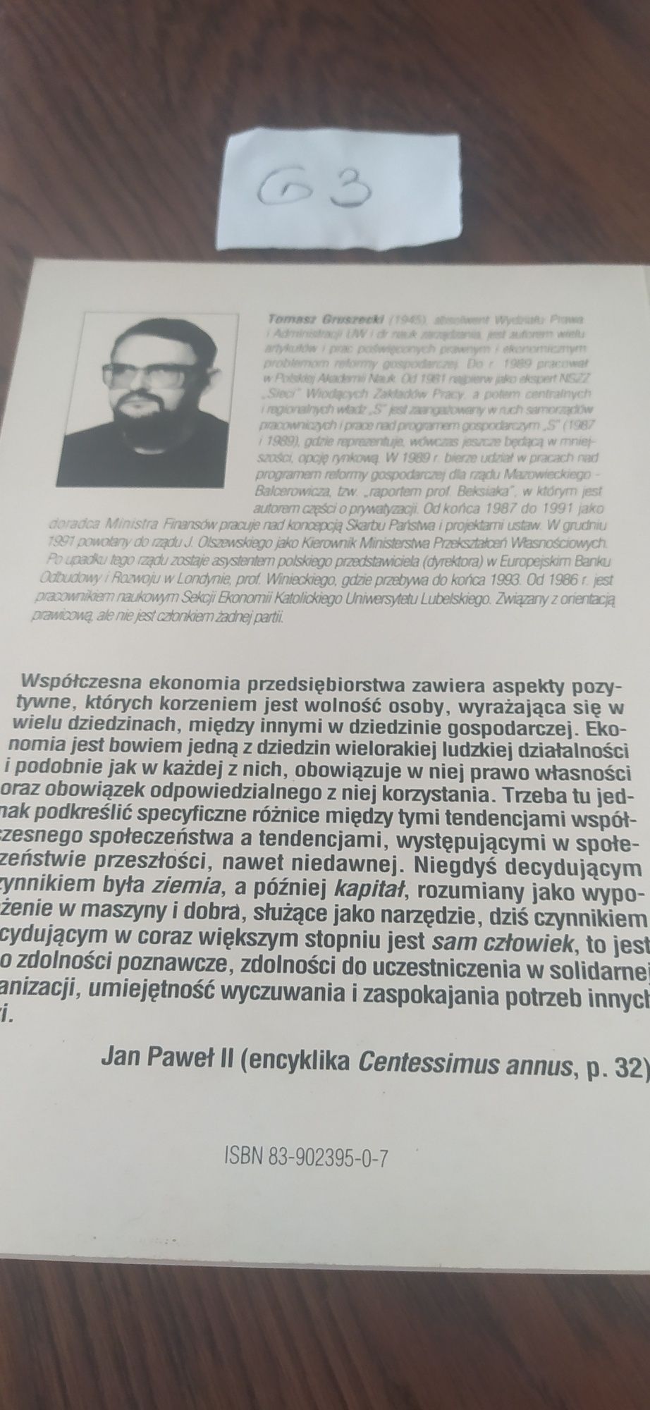 Tomasz Gruszecki Przedsiębiorca