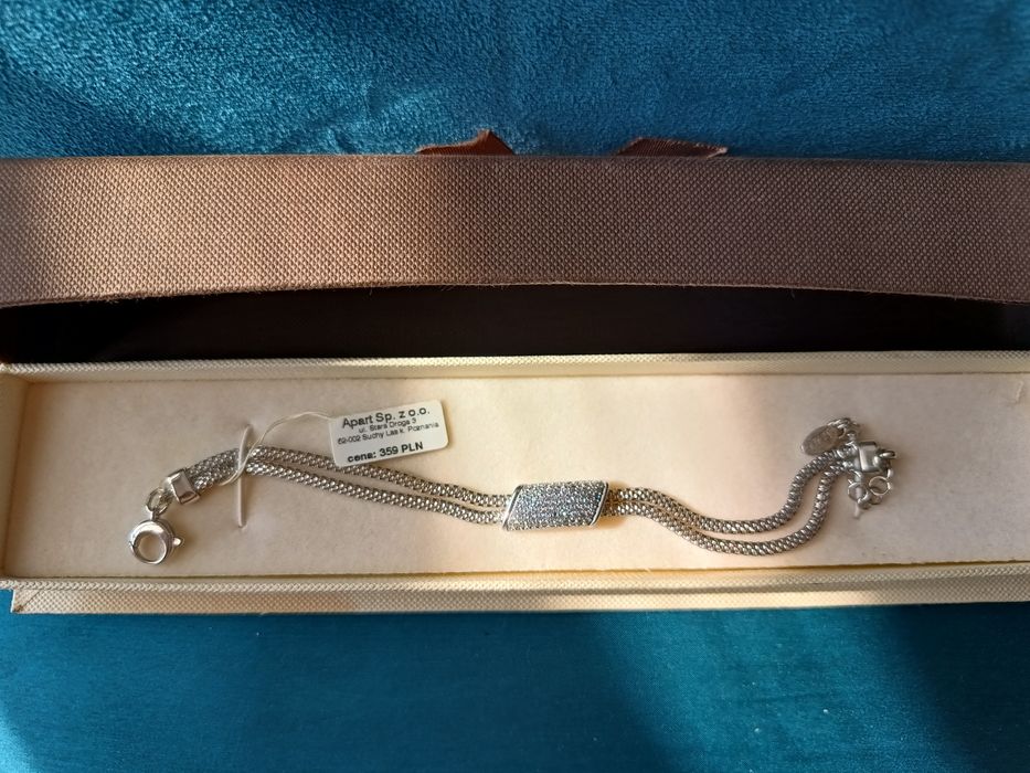 Bransoletka Apart srebrna nowa z metką