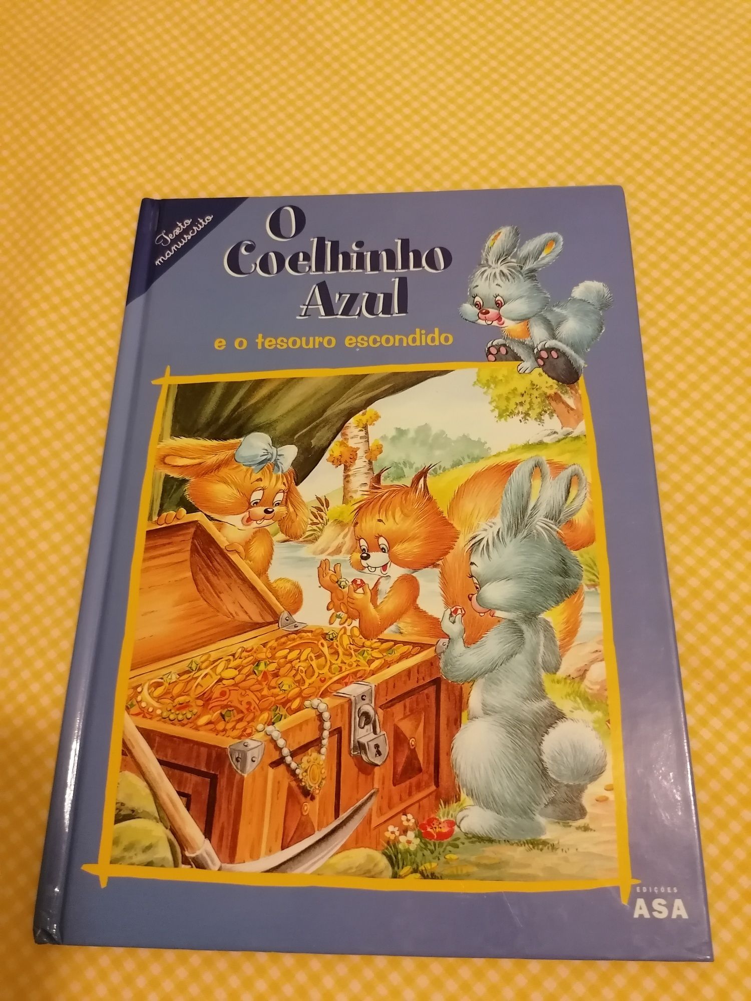 Histórias  MANUSCRITAS "O Coelhinho Azul"