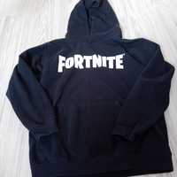 Czarna Bluza z kapturem Fortnite 140 cm