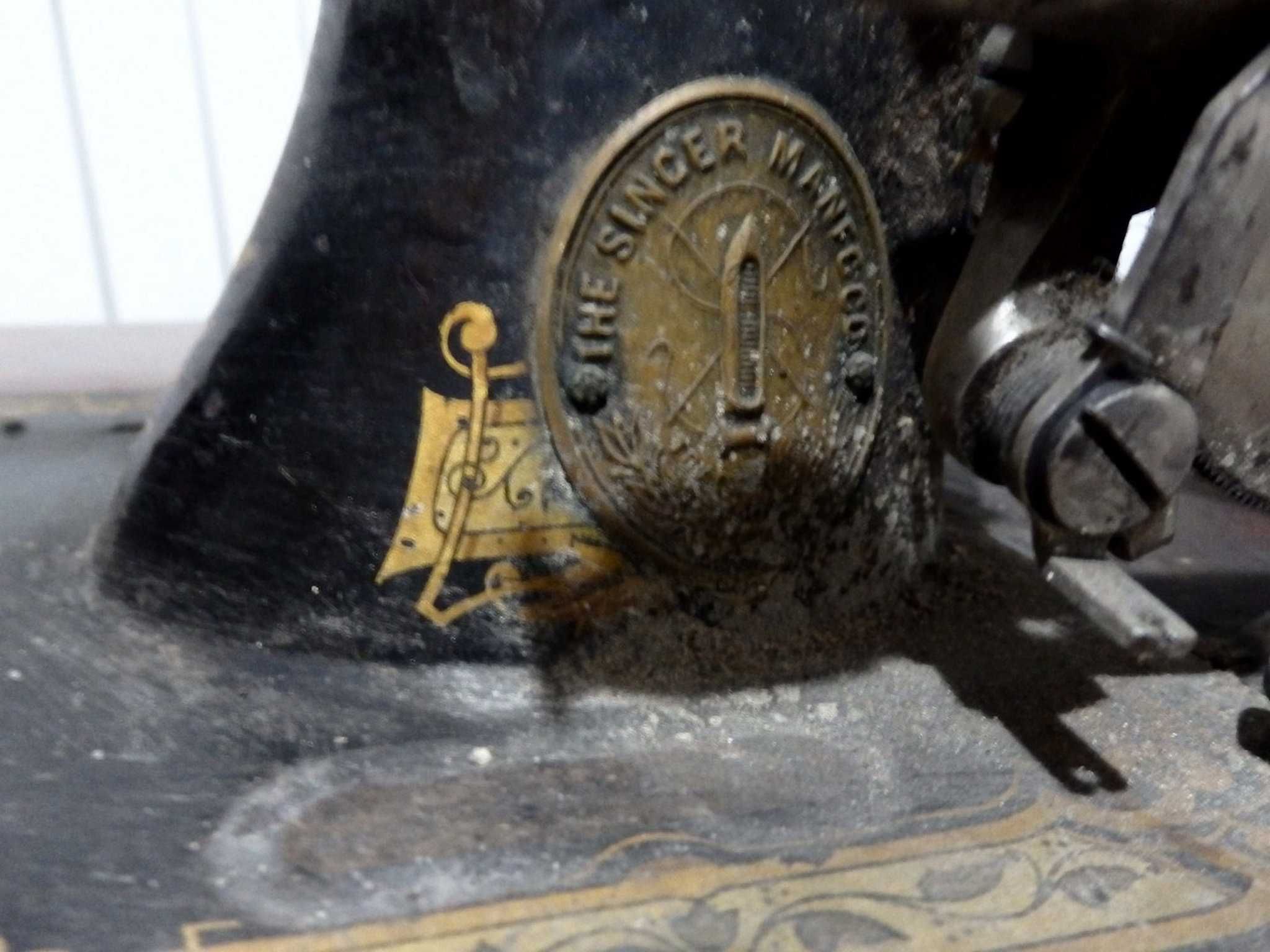 Singer maszyna do szycia patent 1882