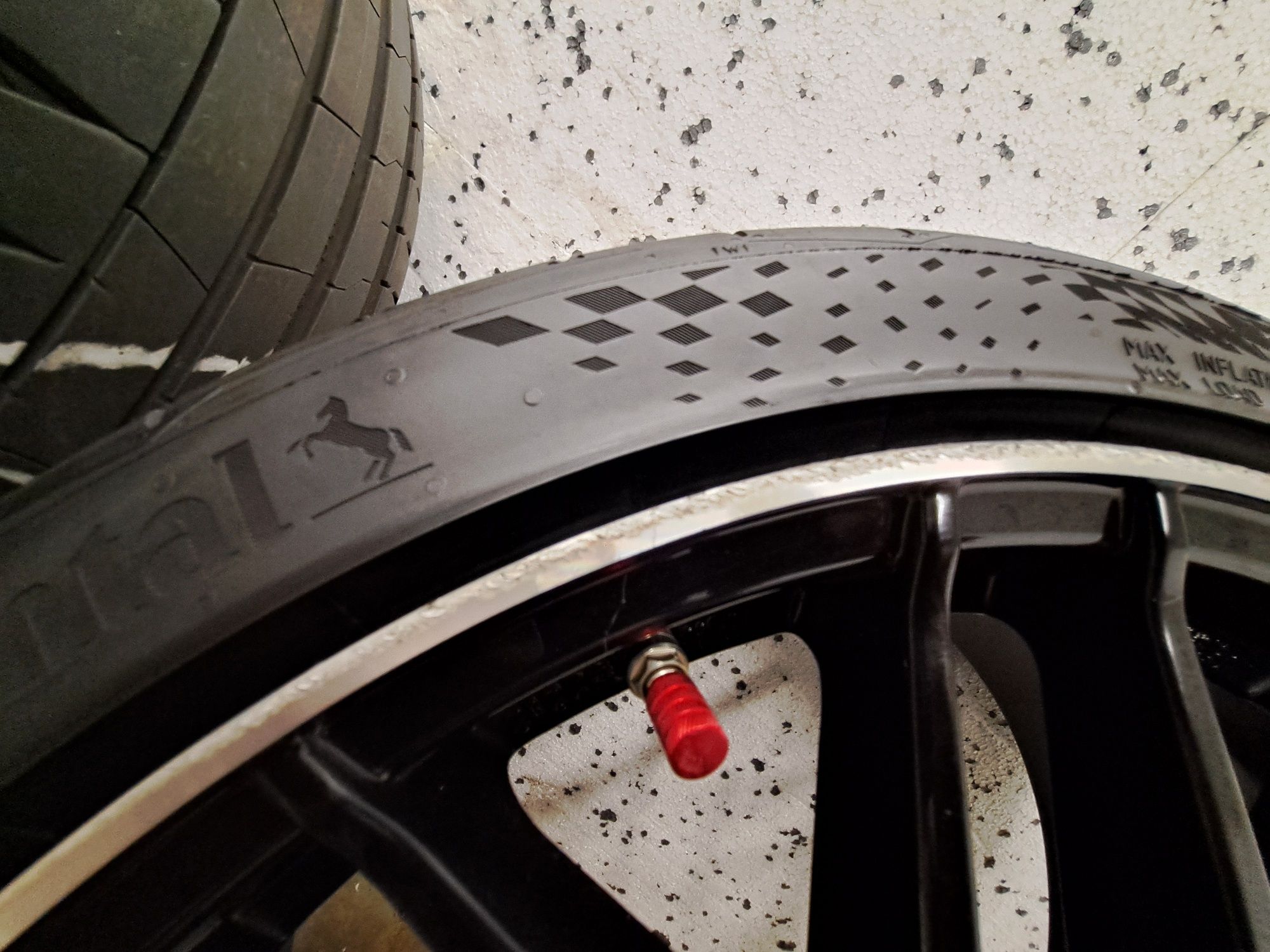 Alufelgi 19 Mercedes AMG 5x112 ET45 8,5J Opony Lato Continental 225 40