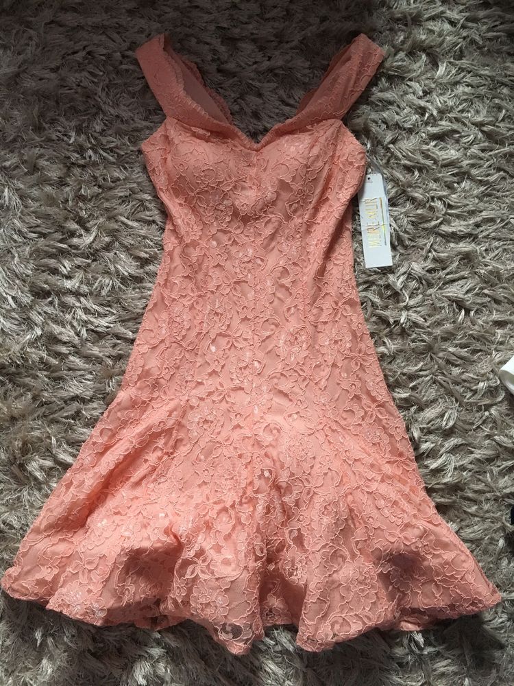 Sukienka morelowa rozm 36