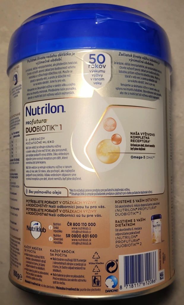 Mleko Bebilon Nutrilon Nowe oryginalne zapakowane Nr 1