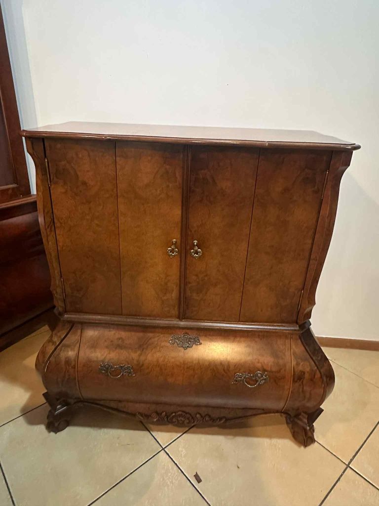 Komoda barek szafka drewniana vintage retro stylowy klasyczny mebel .
