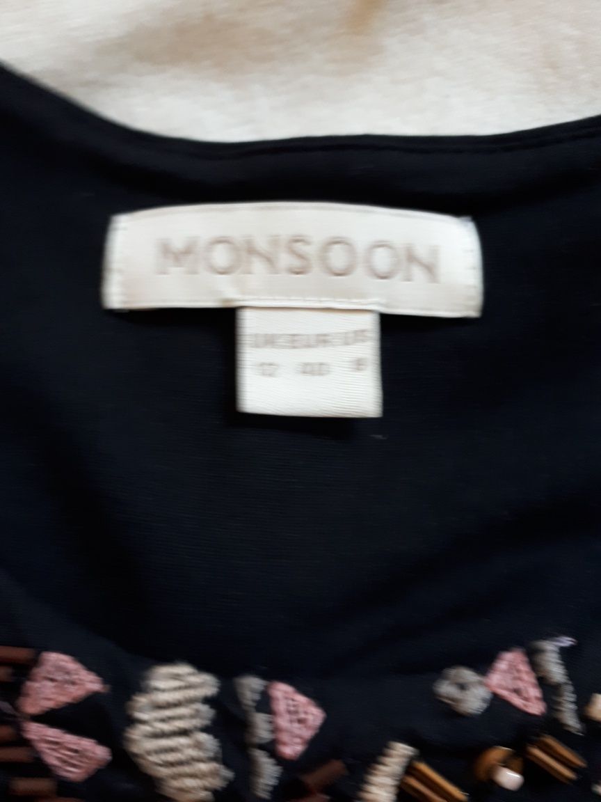 Sukienka wizytowa bawełniana firmy Monsoon  rozmiar 40