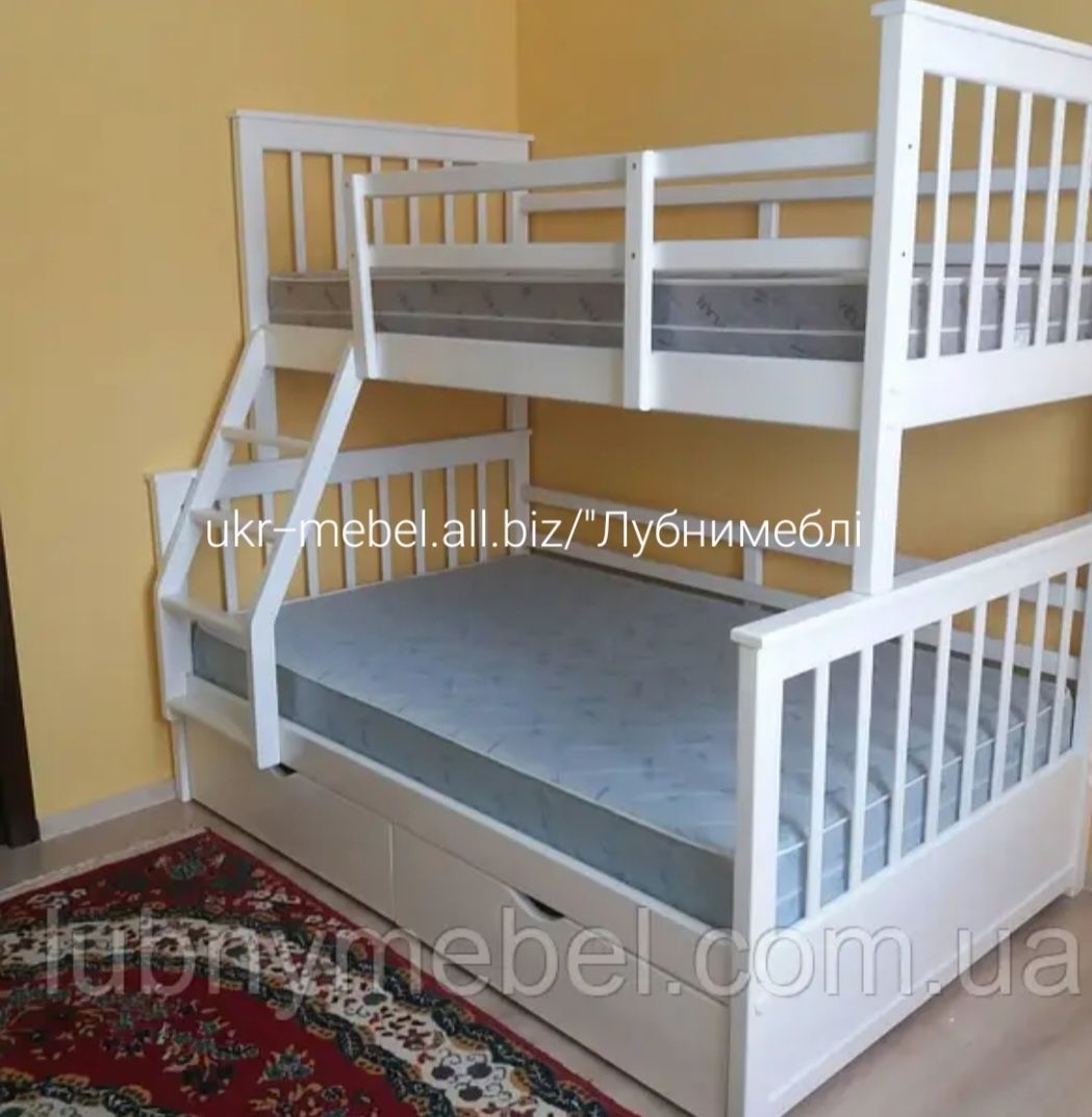 Кровать двохъярусная "Лаккі", двоповерхове ліжко