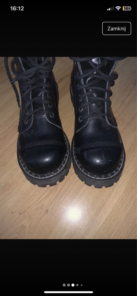 glany steel czarne