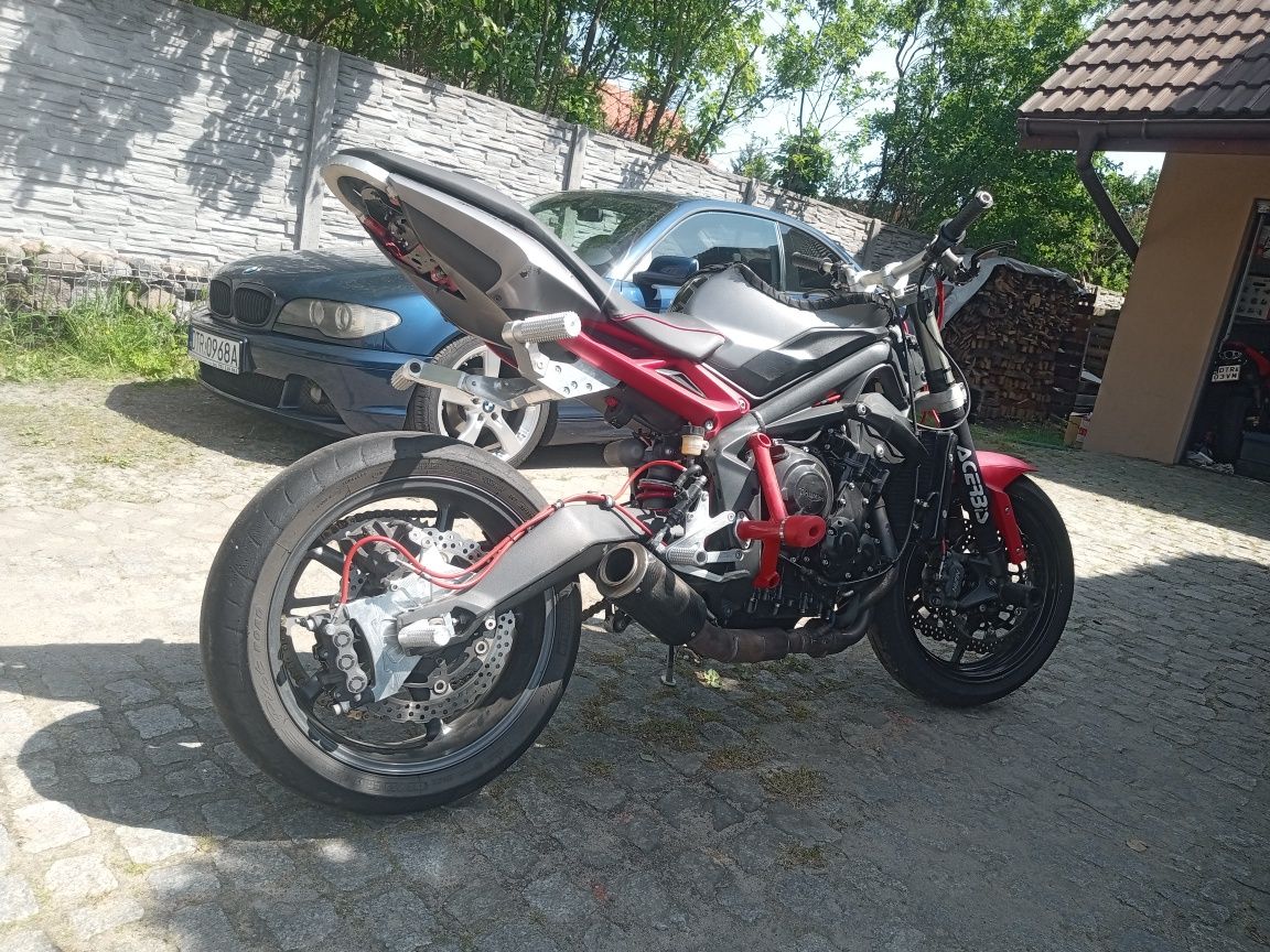 Triumph Street triple 675R stunt 2014r ew.  Zamienie