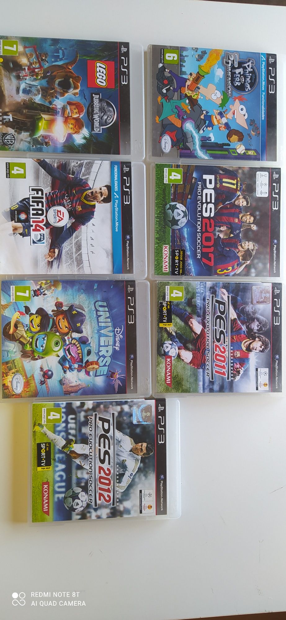 7 Jogos de PS3 Originais