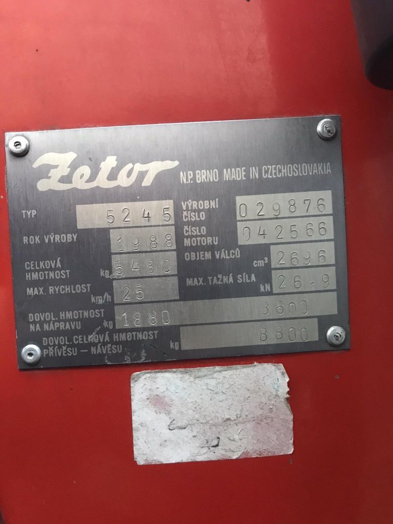 Zetor 5245 z ładowaczem czołowym