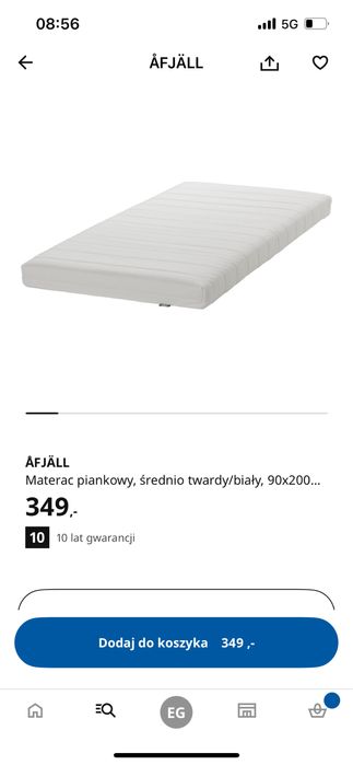 Materac Ikea 90/200