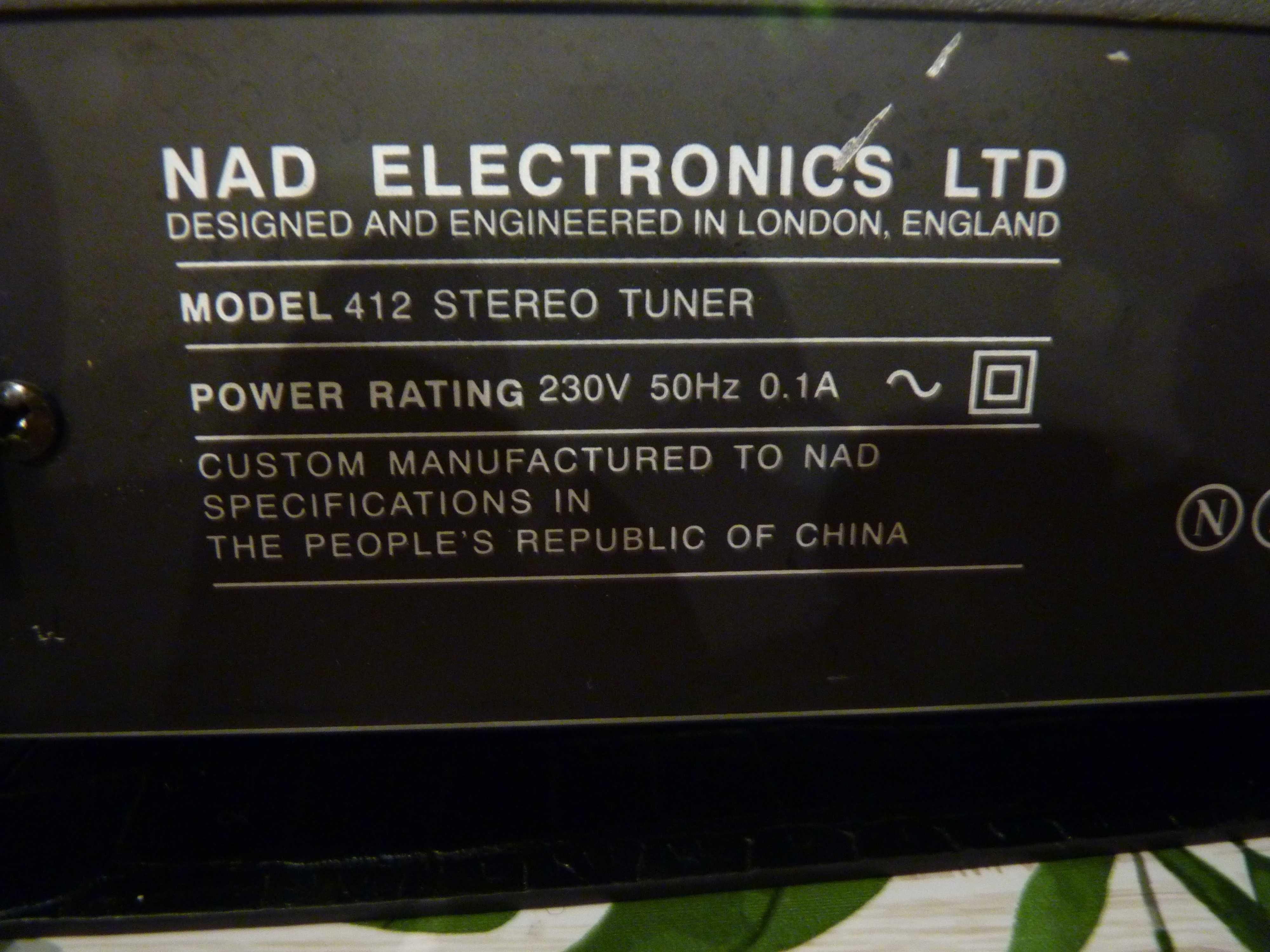 Tuner NAD model 412,ładny stan,w pełni sprawny