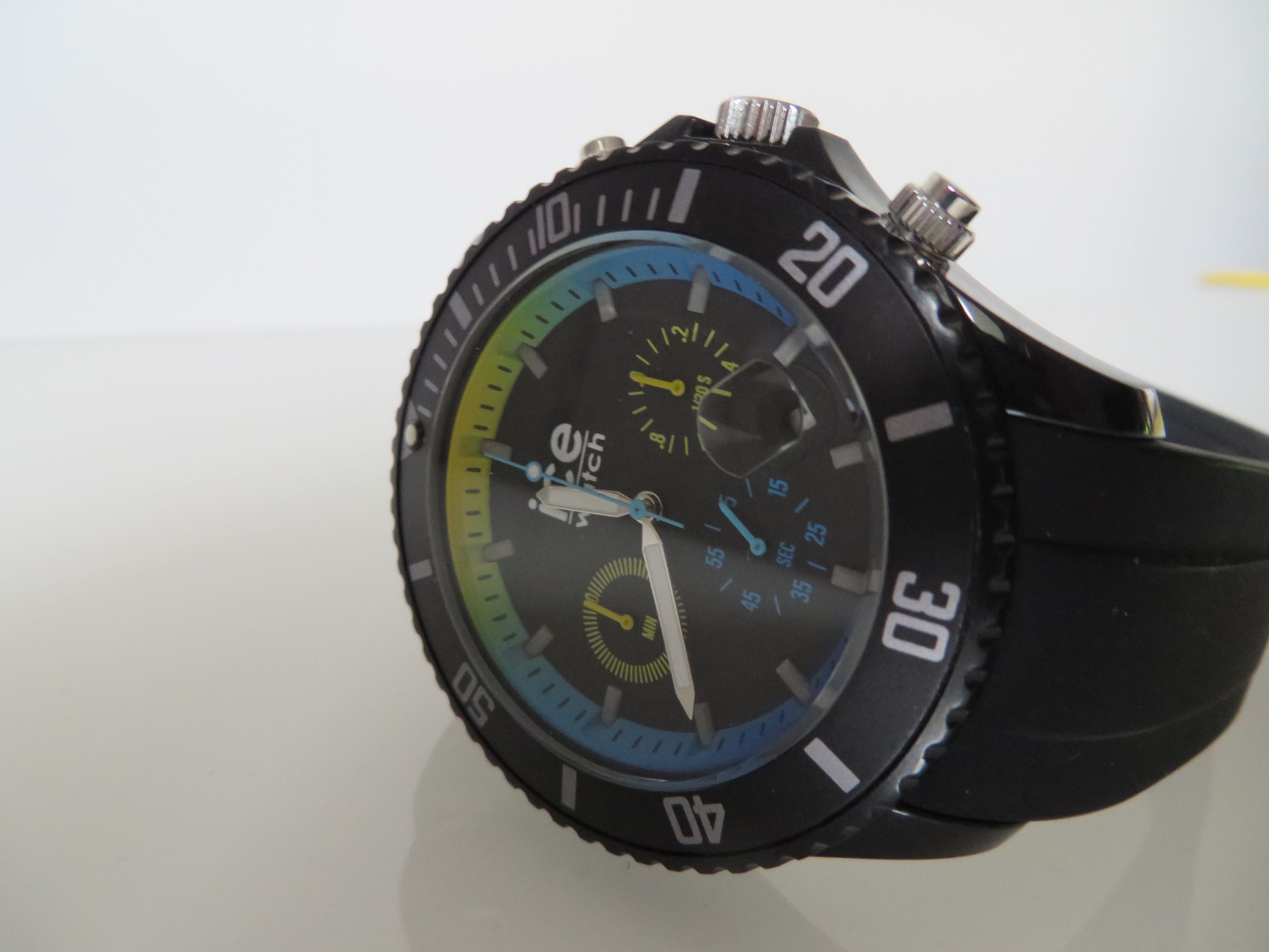 Ice-Watch ICE chrono Black lime Męski zegarek  020616