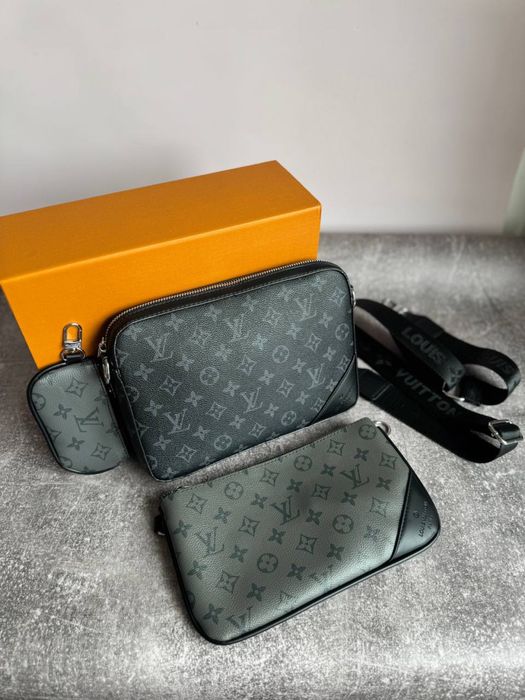 Сумка Louis Vuitton Trio, чоловіча сумка Луи Витон, мужская сумка 3в1