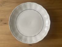Serwis obiadowy na 6 osób 18 talerzy porcelana
