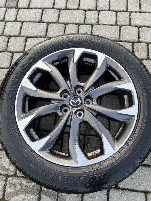 Alufelgi 5x114,3 19 cali Mazda Cx-5 Cx-7 Cx-9 opony lato 225/55/19