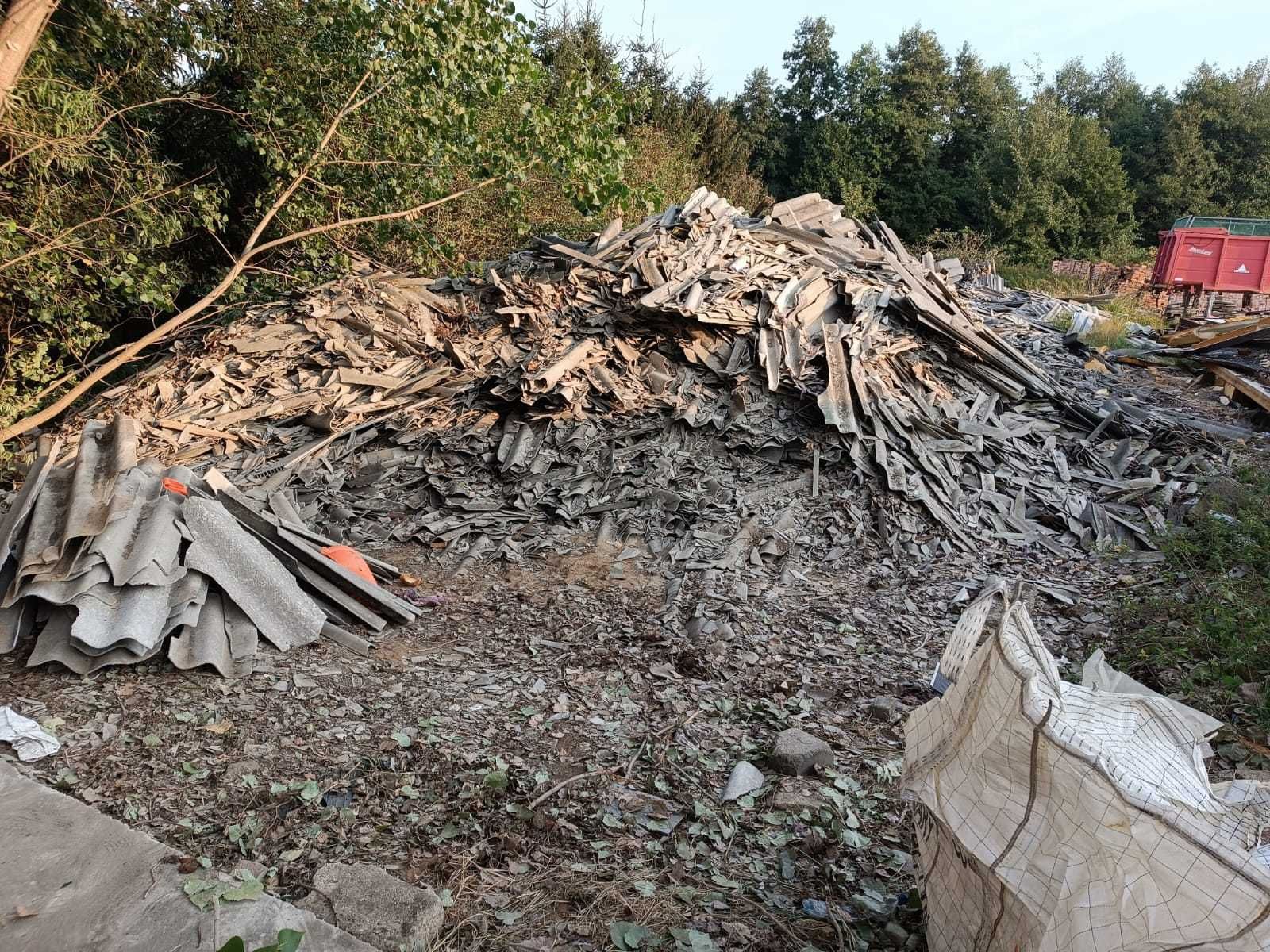 Usuwanie azbestu, odbiór eternitu z posesji, demontaż i wywóz