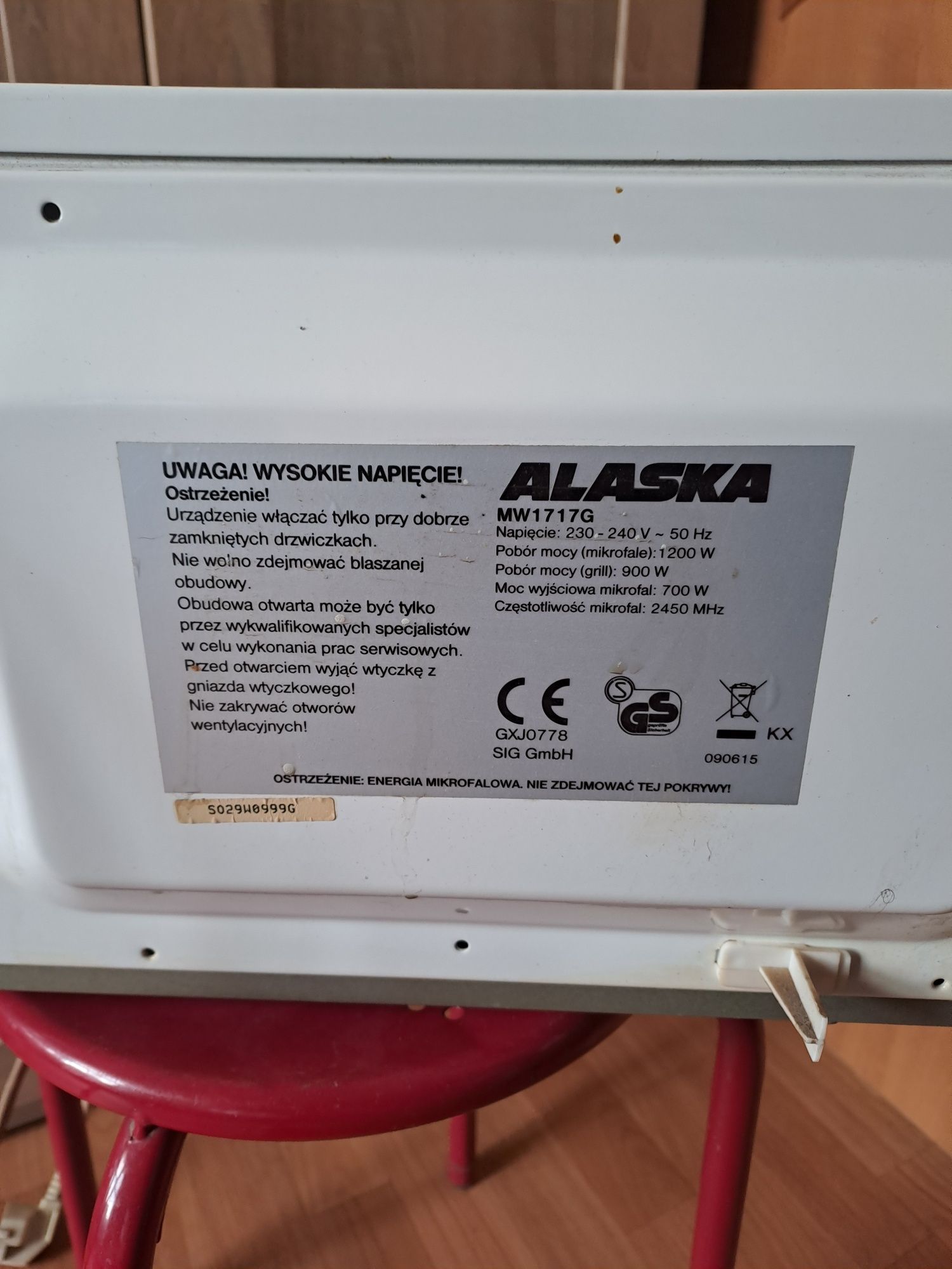 Kuchenka mikrofalowa mikrofalowka alaska