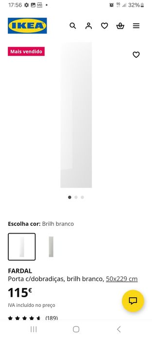 Portas Roupeiro ikea Fardal