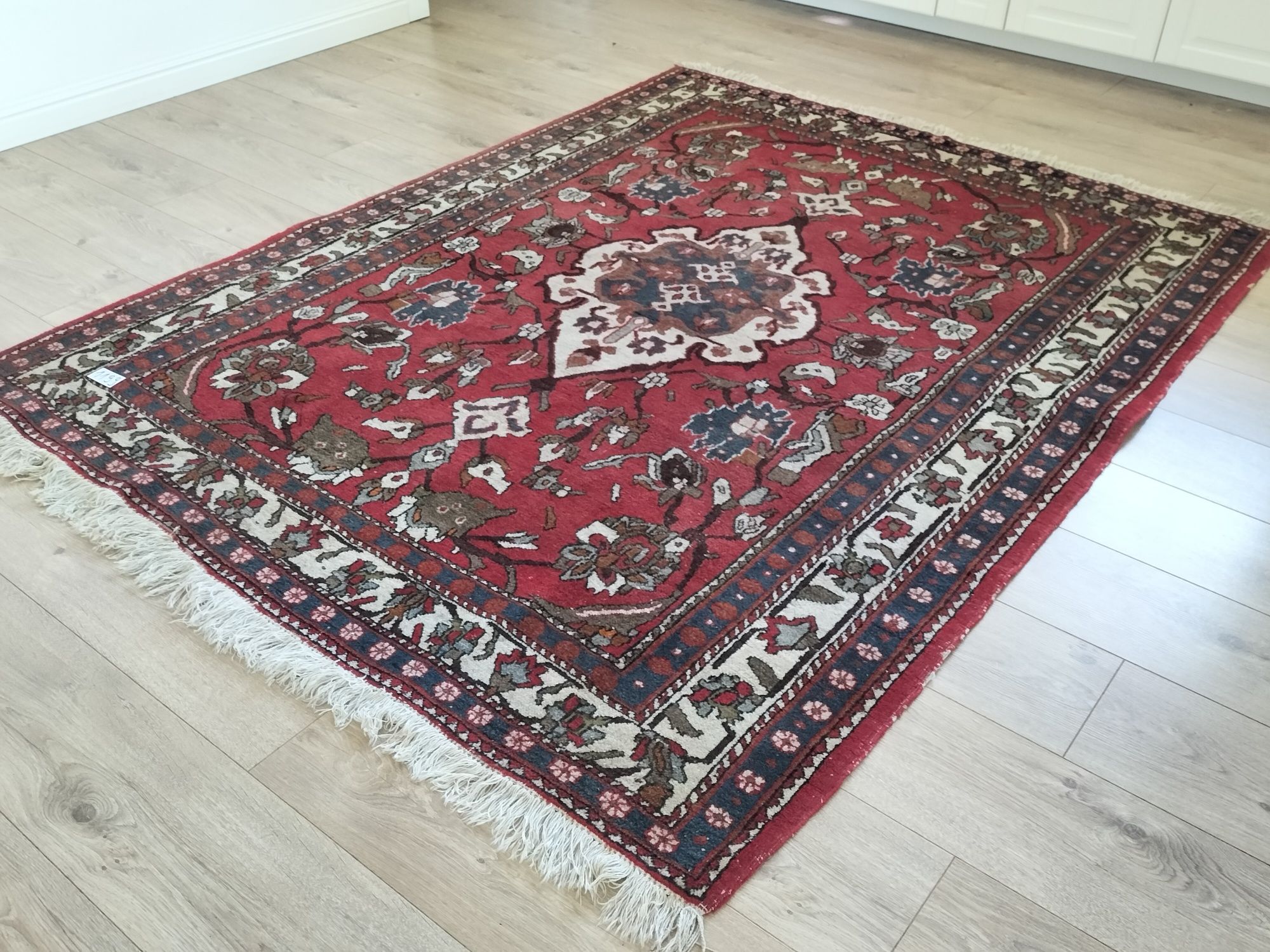 Irański ręcznie tkany wełniany dywan Karabagh 150x190cm nr 1199