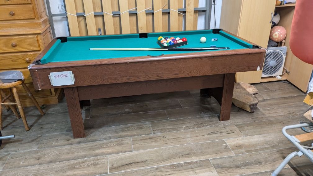 Mesa bilhar 184x90cm