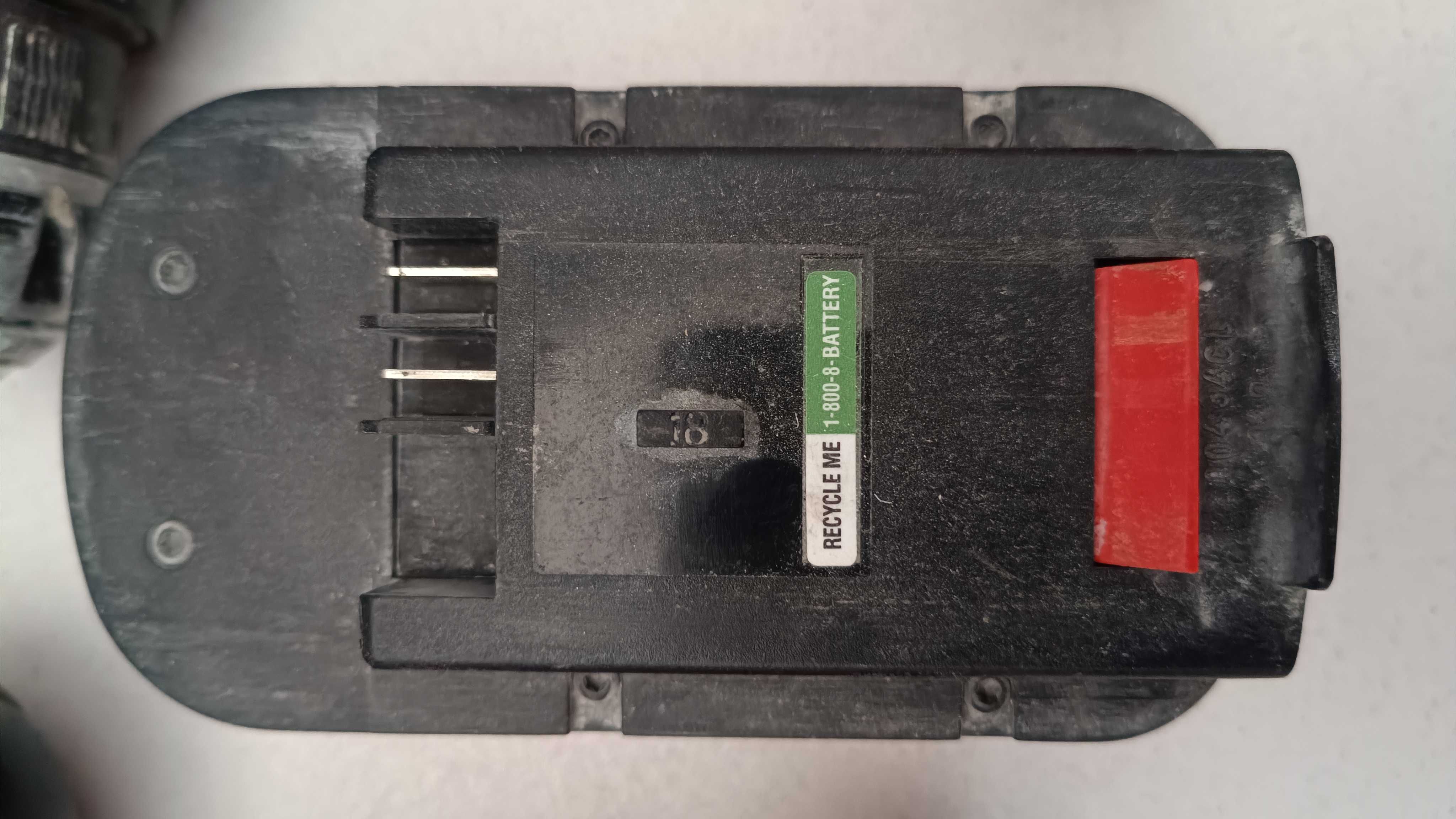 3x Wkrętarka Wiertarka Black&Decker Ładowarka Bateria 18V Black Decker