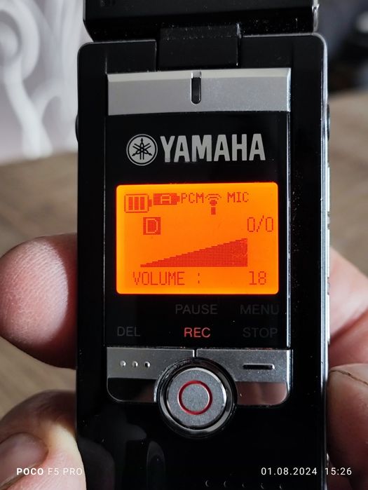 YAMAHA POCKETRAK 2G компактний цифровий рекордер/диктофон