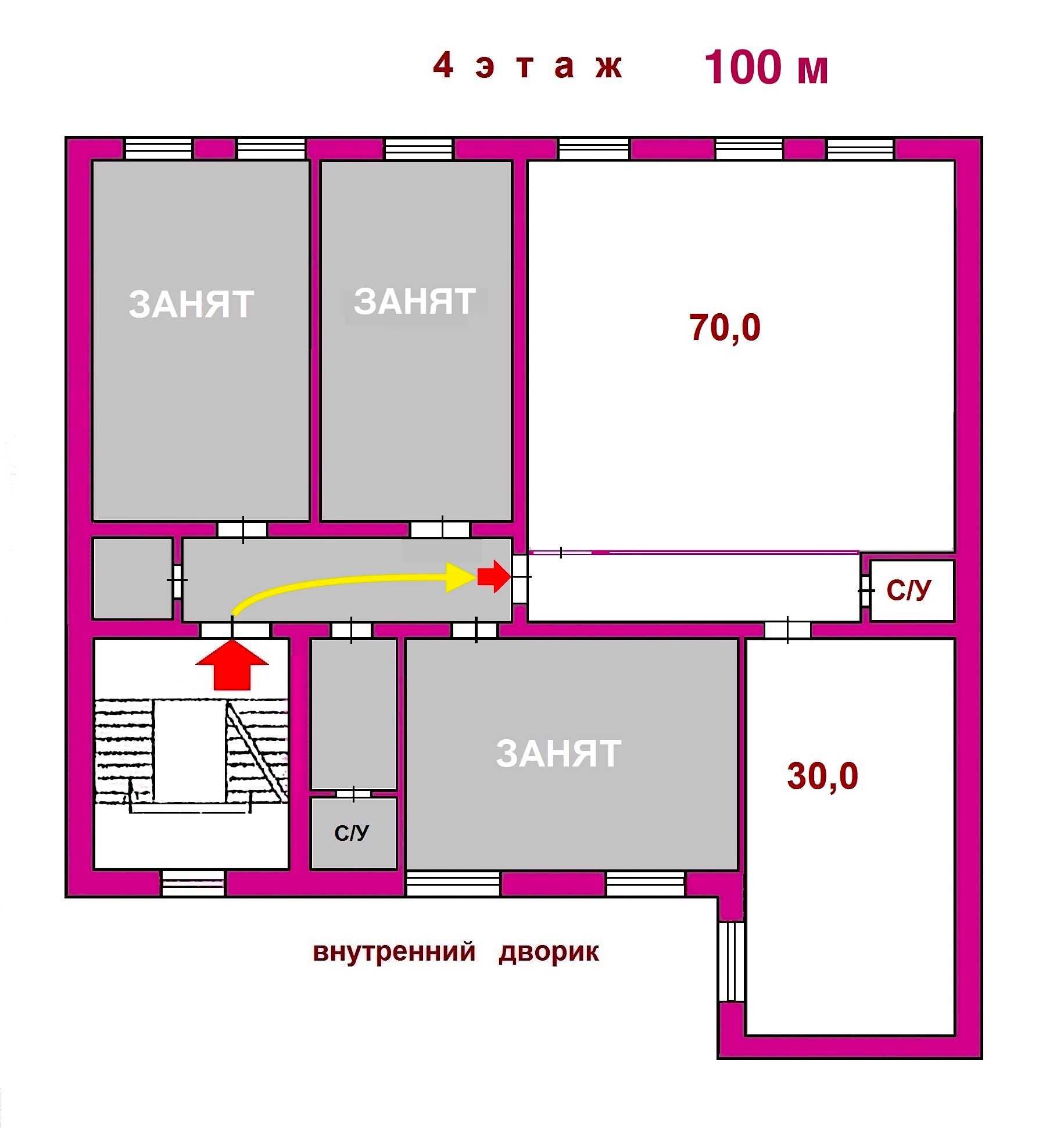 Аренда Сдам 100m² Open Space +1 каб/ БЦ возле Цирка на Коблевской