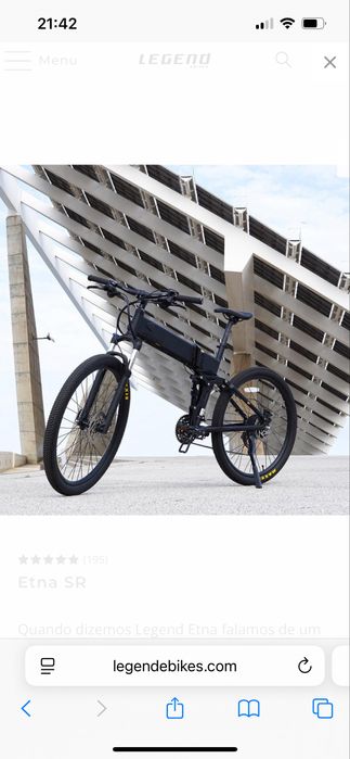 Bicicleta LEGEND Etna SR