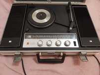 Maleta-gramofone com radio