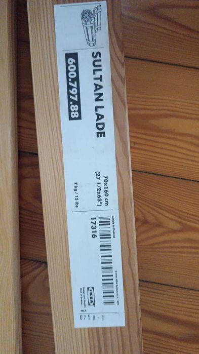 Cama de criança Hensvik IKEA com ripas, e colchão. 70X160 Bom estado