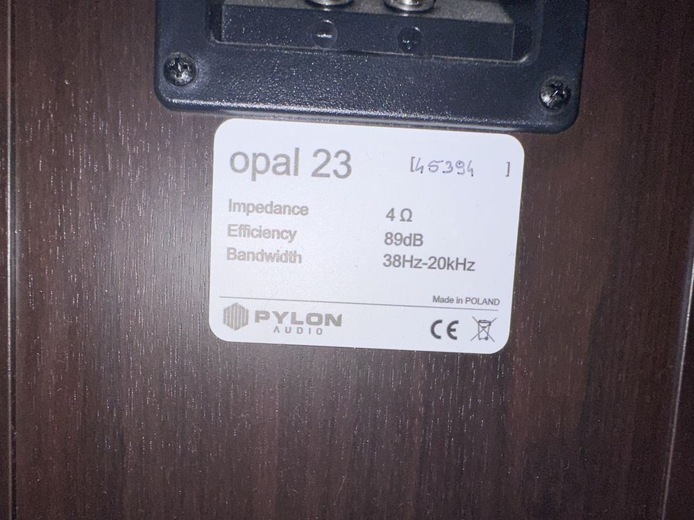Dwie kolumny Pylon Audio Opal 23