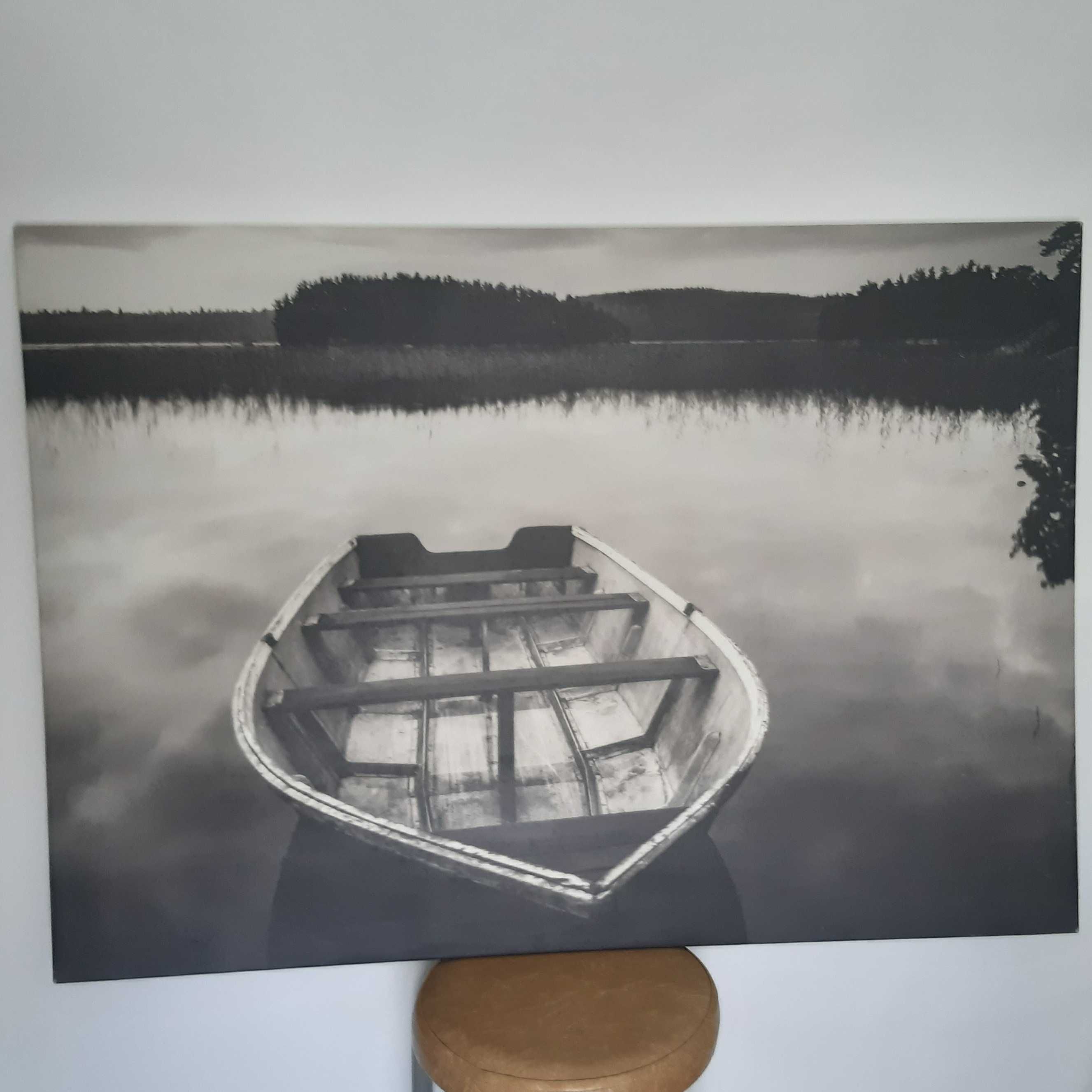 Quadro IKEA Pjatteryd Tela Impressa 100x70cm Barco no Lago