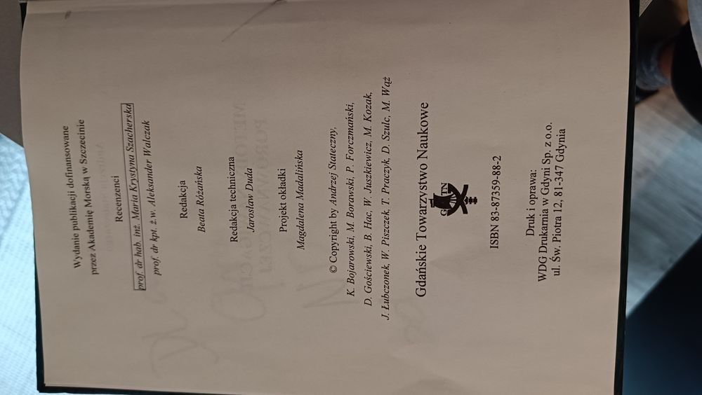 Książka Matody Nawigacji Porownawczej