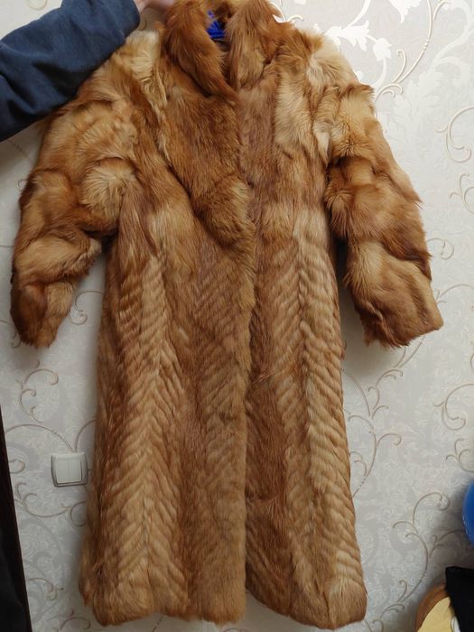 Шуба из волка, натуральная "М"