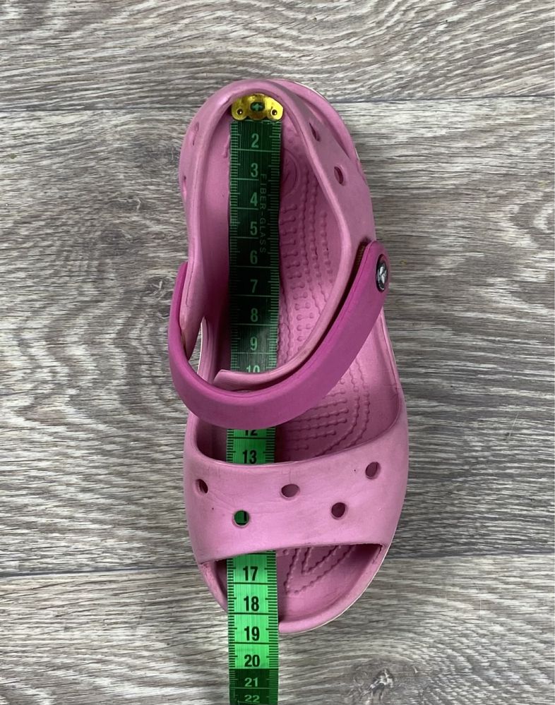Crocs кроксы сандали c11 28 размер детские розовые оригинал